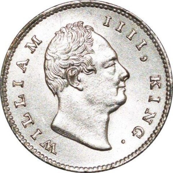 half rupees 1835  silver coin