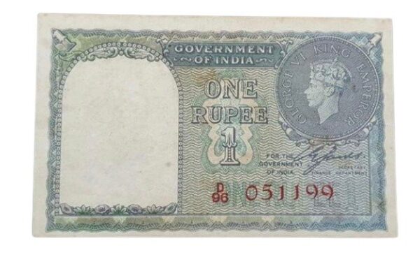 one rupees ce Jones red serial number