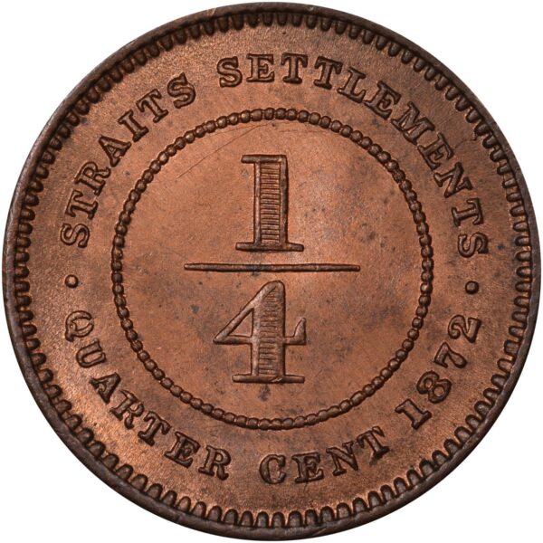 1/4 quater cent Victoria coin - Image 2