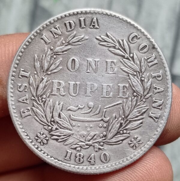 One rupees 1840 William iv rare of rare coin 🪙 - Image 2