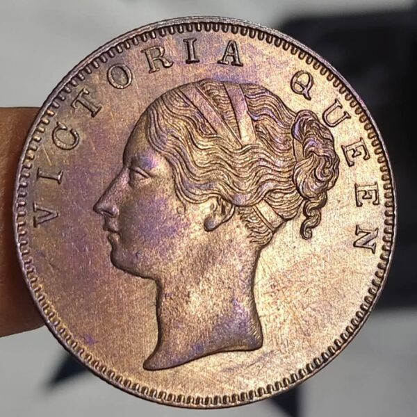 One rupees 1840 silver coin - Image 2