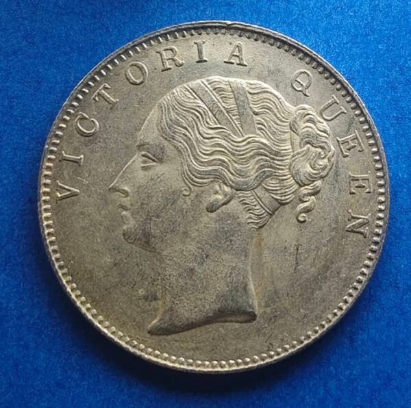 One rupees 1840 silver coin