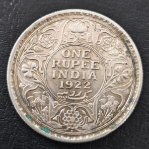 One rupess  1922 silver coin