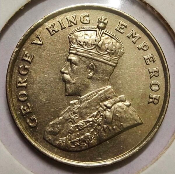 Eight anna 1919 George King emperor - Image 2