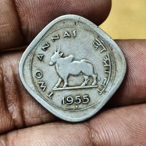 Two anna 1955 coin