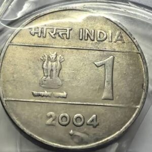 one rupees 2004 bombay mint