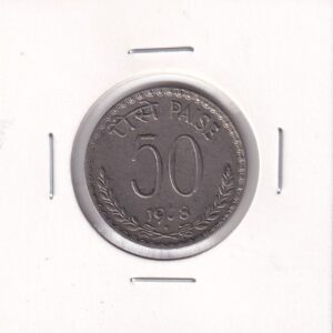 fifty paise 1978 bombay mint