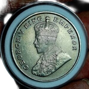 eight anna 1919 copper nickle