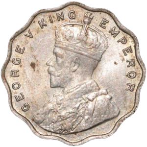 one anna 1915 unc condition