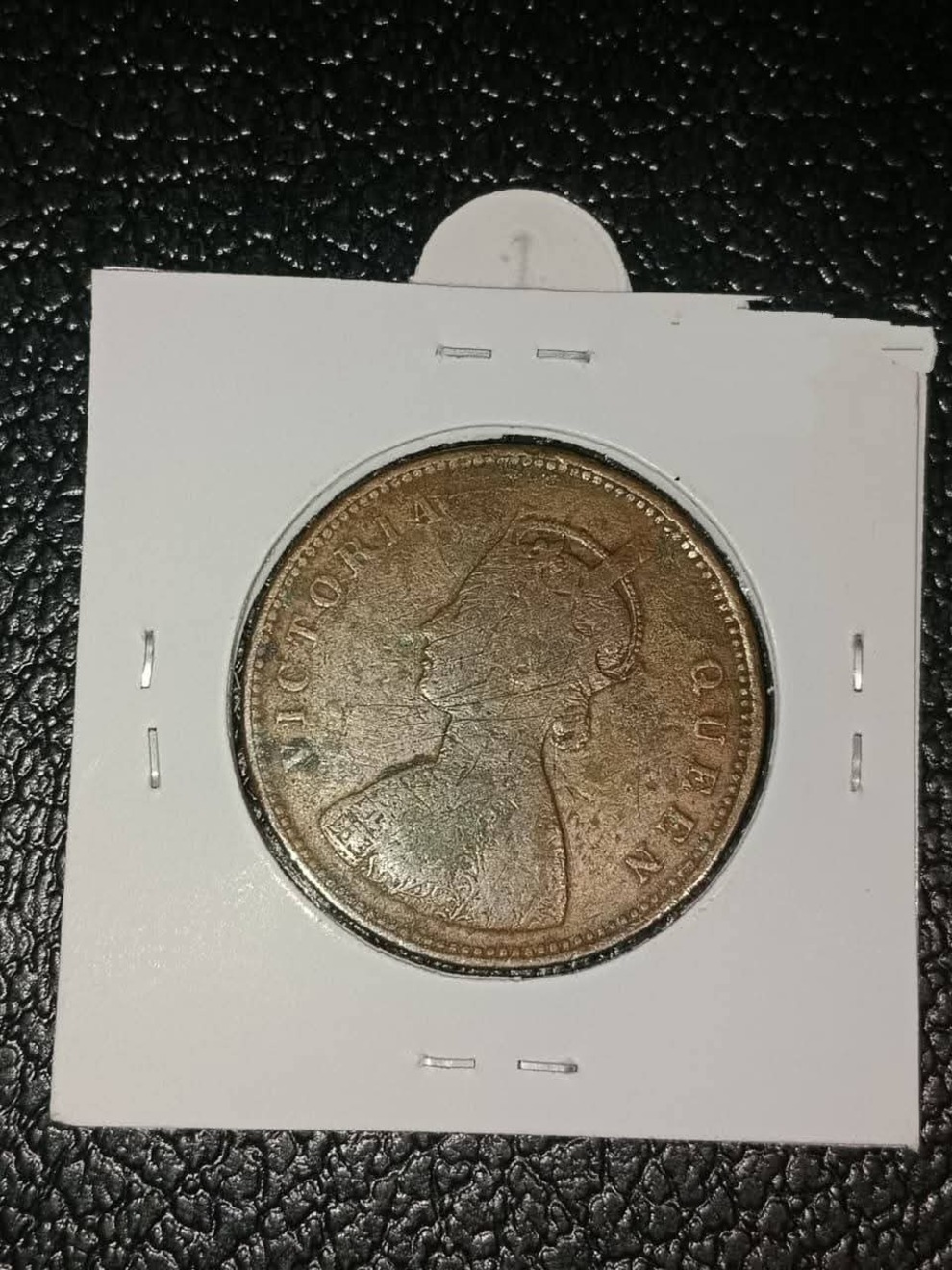 half anna 1875 copper nickle 12.95 coin