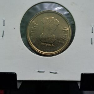 Five rupees triple ring error with mule coin