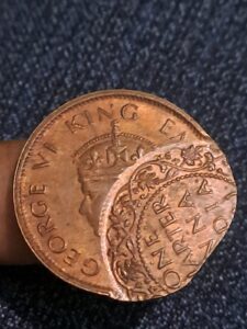 One quarter anna errors coin