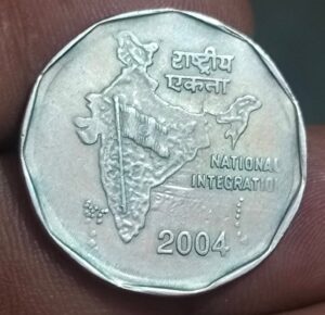 Two rupees 2004 Calcutta mint unc condition