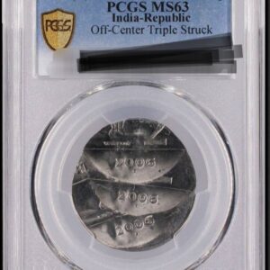 Two Rupee errors coin 2006 graded