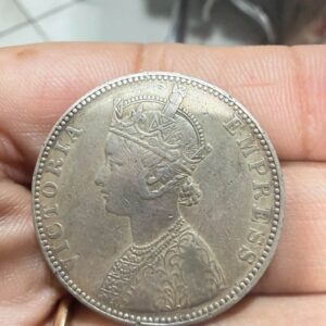 One rupess bikaner state coin