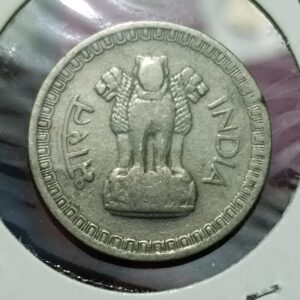 Fifty paise 1963 #oms magnetic coin